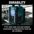 Clearance Center | Makita XRM10 18V LXT/12V Max CXT Lithium-Ion Cordless Bluetooth Job Site Charger/Radio (Tool Only) image number 11