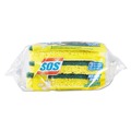 S.O.S. 91029 2.5 in. x 4.5 in. Heavy Duty Scrubber Sponge - Yellow/Green (8 Packs/Carton, 3/Pack) image number 3
