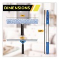 Cleaning Tools | Gritt Commercial GRI138B3PK Pro Window Cleaning Kit with 14 in. Squeegee, 14 in. Washer, 20 in. Pole and 3 Gallon Heavy-Duty Bucket (3/Kit) image number 3