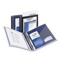 Office Jansan | Avery 17685 3 Round Rings 1 in. Capacity 11 in. x 8.5 in. Flexi-View Binder - Navy Blue image number 2