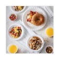 Food Service | Pactiv Corp. YTH100070000 7 in. Diameter Unlaminated Foam Dinnerware Plate - White (900/Carton) image number 3