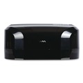 Paper Towels and Napkins | Boardwalk R3670BKBW 13 in. x 6.75 in. x 8.75 in. Standard Twin Toilet Tissue Dispenser - Black image number 2