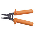 Cable and Wire Cutters | Klein Tools 11049-INS Wire Stripper Cutter for 8 - 16 AWG Stranded Wire - Orange image number 0