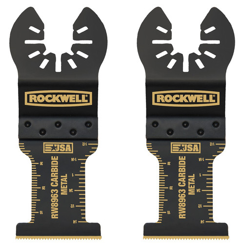 Oscillating Tool Blades | Rockwell RW8963 Sonicrafter 1-3/8 in. Extended Life Carbide End Cut Blade image number 0