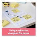 Office Jansan | Post-it Notes 654 3 in. x 3 in. Original Pads - Canary Yellow (12/Pack) image number 8