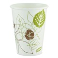 Cups and Lids | Dixie 2342PATH Pathways 12 oz. Paper Hot Cups (50/Pack) image number 3