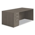 Office Desks & Workstations | Alera AE1NZK-UF3672S TOM 72 in. x 36 in. x 29 in. Seville Series Single Left Pedestal Desk - Walnut image number 0