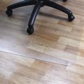Office Jansan | Floortex PF1213425EV Cleartex Advantagemat 53 in. x 45 in. Phthalate Free PVC Chair Mat for Hard Floors - Clear image number 8