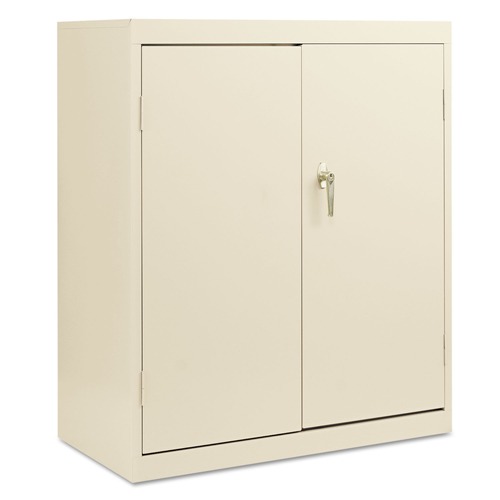  | Alera CME4218PY 36 in. x 18 in. x 42 in. Economy Assembled Storage Cabinet - Putty image number 0