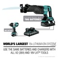 Impact Drivers | Factory Reconditioned Makita XDT14Z-R 18V LXT Brushless Lithium-Ion Cordless Quick-Shift Mode 3-Speed Impact Driver (Tool Only) image number 3