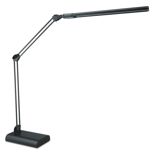  | Alera ALELED908B 3.25 in. W x 6 in. D x 21.5 in. H Adjustable LED Desk Lamp - Black image number 0