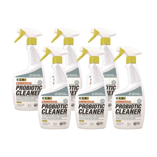 Cleaning & Janitorial Supplies | CLR PRO FMCPC326PRO 32 oz. Commercial Probiotic Cleaner Spray - Lemon Scent (6/Carton) image number 0