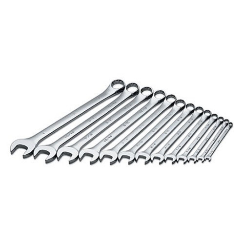 Wrenches | SK Hand Tool 86017 13-Piece 12-Point Long Combination SAE Wrench Set image number 0