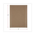 Office Jansan | Universal UNV62425 6 in. x 10 in. Barrier Bubble Air Cell Cushion Self-Adhesive Closure #0 Natural Self-Seal Cushioned Mailer - Kraft (200/Carton) image number 5