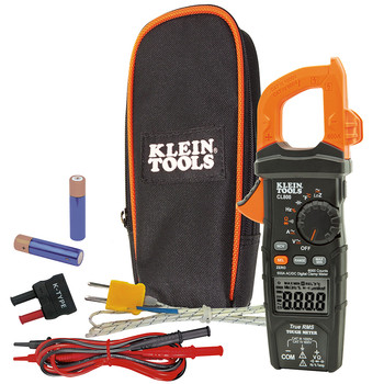 CLAMP METERS | Klein Tools CL800 Digital AC TRMS Low Impedance Cordless Auto-Range Clamp Meter Kit