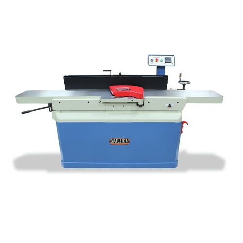 Wood Planers | Baileigh Industrial BA9-1020255 Long Bed Parallelogram Jointer with Helical Cutter Head image number 0