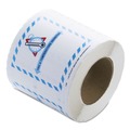  | LabelMaster L450 5.5 in. x 5 in. Self-Adhesive Shipping and Handling Time and Temperature Labels - White/Blue/Red/Gray (1/Roll) image number 0