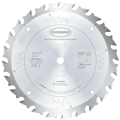 Circular Saw Blades | Powermatic PM9-1792653 10 in. Rip Circular Saw Blade image number 0