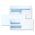 Office Jansan | Quality Park QUA24519 Double Window Redi-Seal Security-Tinted Envelope, #9, Commercial Flap, Redi-Seal Closure, 3.88 X 8.88, White, 250/carton image number 3