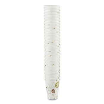 CUPS AND LIDS | Dixie 2342PATH Pathways 12 oz. Paper Hot Cups (50/Pack)