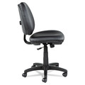 Office Jansan | Alera ALEIN4819 Interval Series 18.11 in. to 23.22 in. Seat Height Bonded Leather Swivel/Tilt Task Chair - Black image number 3
