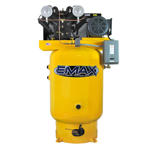 Stationary Air Compressors | EMAX EP10V120V3 10 HP 120 Gallon Oil-Lube Vertical Stationary Air Compressor image number 0