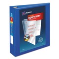 Mothers Day Sale! Save an Extra 10% off your order | Avery 79778 Heavy-Duty 2 in. Capacity 11 in. x 8.5 in. 3-Ring View Binder with DuraHinge and One Touch EZD Rings - Pacific Blue image number 0