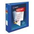 Office Jansan | Avery 79778 Heavy-Duty 2 in. Capacity 11 in. x 8.5 in. 3-Ring View Binder with DuraHinge and One Touch EZD Rings - Pacific Blue image number 0