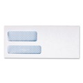 Office Jansan | Quality Park QUA24524 Double Window Security-Tinted Check Envelope, #9, Commercial Flap, Gummed Closure, 3.88 X 8.88, White, 500/box image number 2