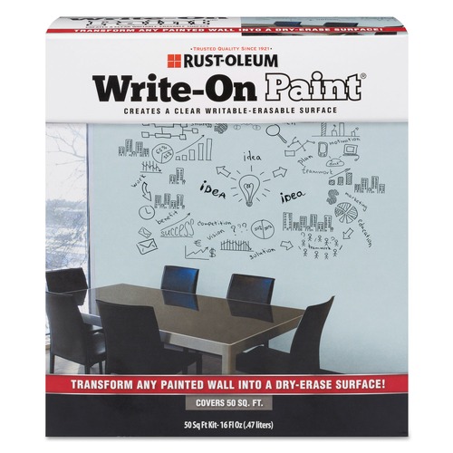 $99 and Under Sale! | Rust-Oleum 72105 Write-On Paint Interior Matte Clear 16 Oz Pouch image number 0