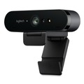 Office Electronics & Batteries | Logitech 960-001105 BRIO Ultra HD 1080p WebCam - Black image number 1