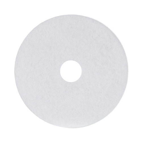 Just Launched | Boardwalk BWK4017WHI 17 in. Diameter Polishing Floor Pads - White (5/Carton) image number 0