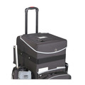 Cleaning Carts | Rubbermaid Commercial 1902465 Executive 14.25 in. x 16.5 in. x 25 in. Quick Cart - Large, Dark Gray image number 4