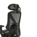 Office Chairs | Alera ALETN41BME18 17.44 in. to 20.98 in. Seat Height Taunton Ergonomic Mesh Swivel Task Chair Supports Up to 275 lbs. - Black Seat/Back, Black Base image number 1