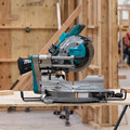 Miter Saws | Makita GSL03M1 40V max XGT Brushless Lithium-Ion 10 in. Cordless AWS Capable Dual-Bevel Sliding Compound Miter Saw Kit (4 Ah) image number 8