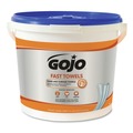 Hand Wipes | GOJO Industries 6299-02 9 in. x 10 in. Fast Towels Hand Cleaning Towels - White image number 0