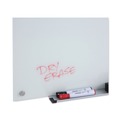  | Universal UNV43233 48 in. x 36 in. Frameless Glass Marker Board - White Surface image number 2