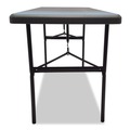  | Iceberg 65377 IndestrucTable 60 in. x 24 in. x 29 in. Classic Folding Table - Charcoal image number 3