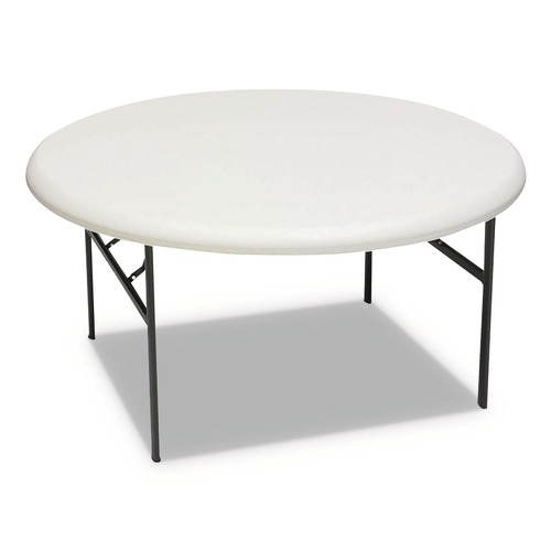 Office & Office Supplies | Iceberg 65263 IndestrucTable 60 in. x 29 in. Classic Round Folding Table - Platinum image number 0