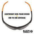 Klein Tools 60160 Standard Semi Frame Safety Glasses - Gray Lens image number 8