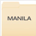 Office Jansan | Pendaflex FM210 1/3-Cut Tabs 1 Fastener Letter Size Fastener Folders - Manila Exterior (50/Box) image number 6