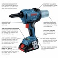 Riveters | Factory Reconditioned Bosch GRG18V-3600CB24-RT 18V Brushless Connected Cordless Rivet Tool Kit (4 Ah) image number 3