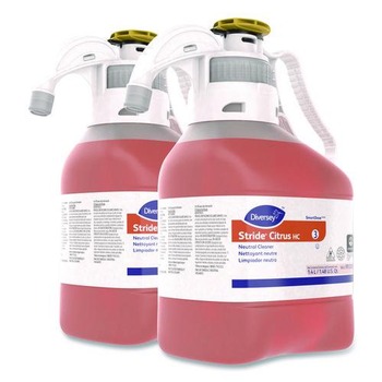 Diversey Care 1.4 L SmartDose Stride Neutral Cleaner - Citrus Scent (2/Carton)