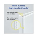 Office Jansan | Avery 72125 11 in. x 17 in. 1.5 in. Capacity 3 Rings Heavy-Duty View Binders - White image number 2