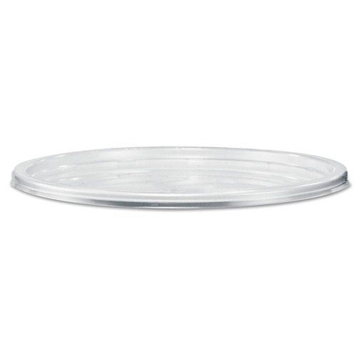 Food Trays, Containers, and Lids | Dart NL8RT-7000 Conex Deli Container Lids - Clear (500/Carton) image number 0