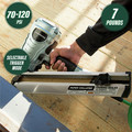 Air Framing Nailers | Metabo HPT NR90ADS1M 30-Degree Paper Collated 3-1/2 in. Strip Framing Nailer image number 4