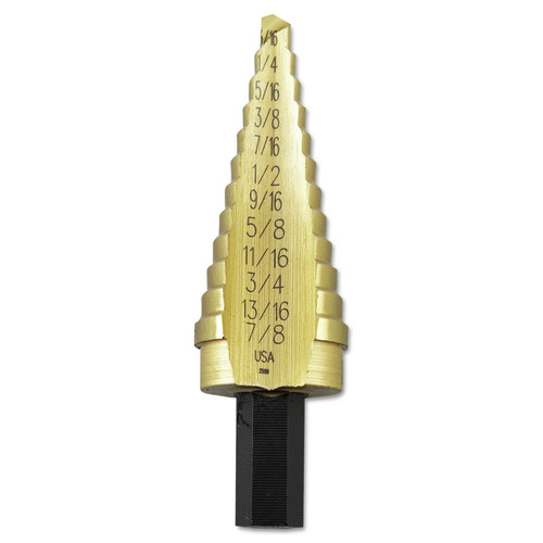  | Irwin Unibit 15104 Titanium Fractional Self-Starting Drill Bit image number 0