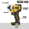 Combo Kits | Factory Reconditioned Dewalt DCK489D2R ATOMIC 20V MAX Brushless Lithium-Ion Cordless 4-Tool Combo Kit (2 Ah) image number 3