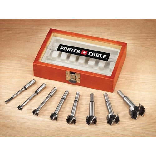 PorterCable PC1008 8Piece Forstner Drill Bit Set