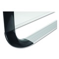 White Boards | MasterVision MVI050201 Gold Ultra 48 in. x 36 in. Aluminum Frame Magnetic Dry Erase Board - White/Black image number 3